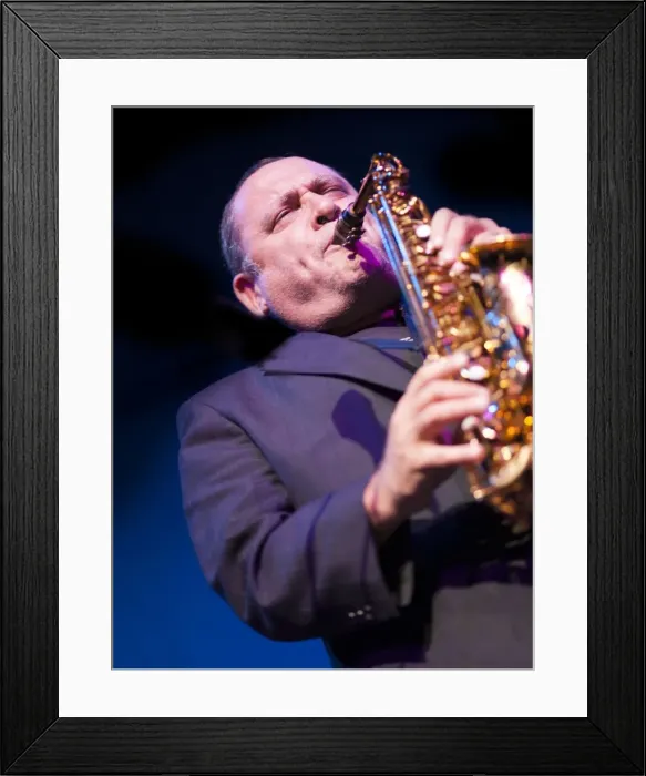 Framed Print : Gilad Atzmon, 2011. Artist: Alan John Ainsworth Framed Print : Gilad Atzmon, 2011. Artist: Alan John Ainsworth