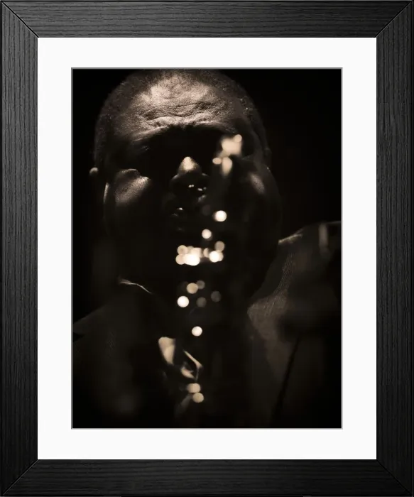 Framed Print : Pee Wee Ellis, 2013. Artist: Alan John Ainsworth Framed Print : Pee Wee Ellis, 2013. Artist: Alan John Ainsworth
