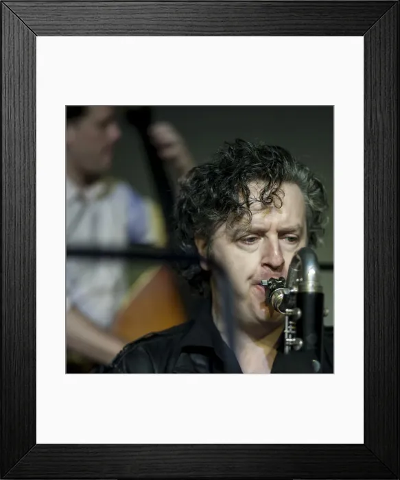 Framed Print : Julian Siegel, 2013. Artist: Alan John Ainsworth Framed Print : Julian Siegel, 2013. Artist: Alan John Ainsworth