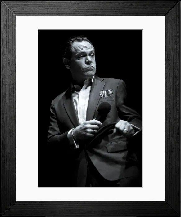 Framed Print : Kurt Elling, 2014. Artist: Alan John Ainsworth Framed Print : Kurt Elling, 2014. Artist: Alan John Ainsworth