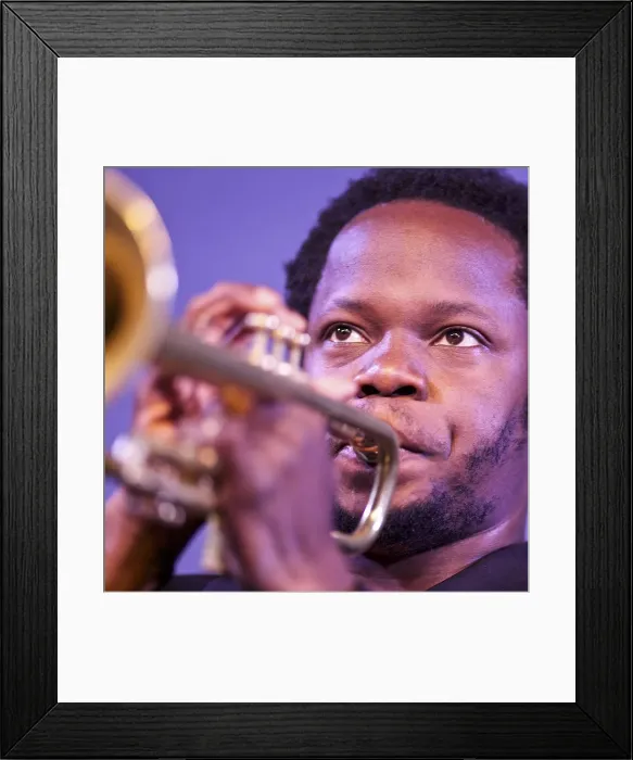 Framed Print : Ambrose Akinmusire, 2014. Artist: Alan John Ainsworth Framed Print : Ambrose Akinmusire, 2014. Artist: Alan John Ainsworth