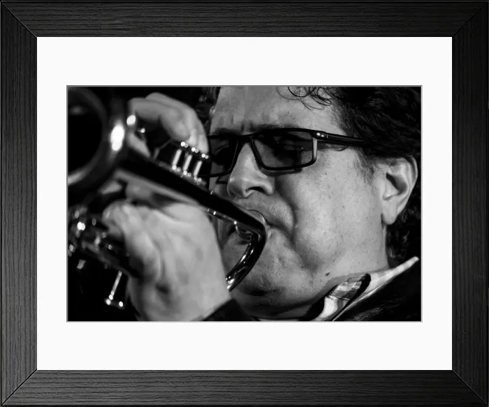 Framed Print : Jim Rotondi, 2015. Artist: Alan John Ainsworth Framed Print : Jim Rotondi, 2015. Artist: Alan John Ainsworth