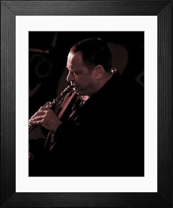Framed Print : Gilad Atzmon, 2007. Artist: Alan John Ainsworth Framed Print : Gilad Atzmon, 2007. Artist: Alan John Ainsworth