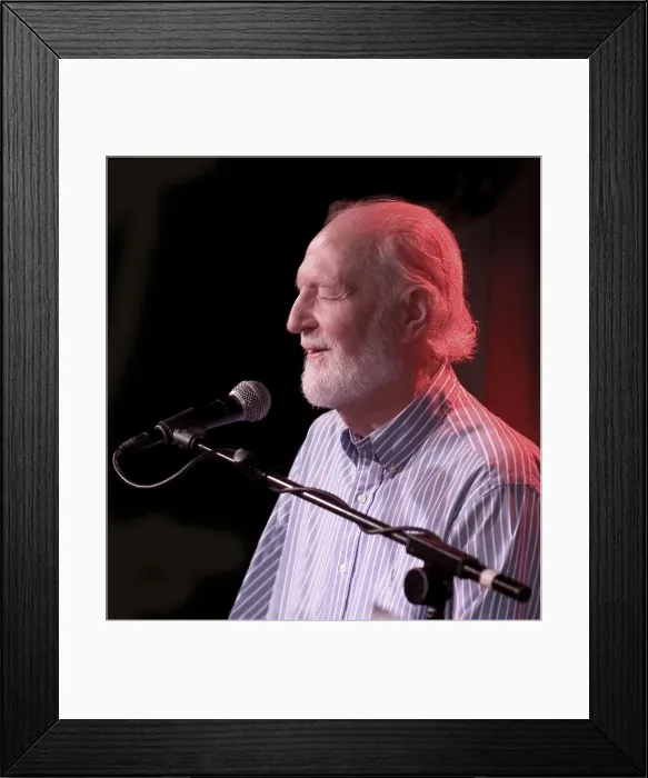 Framed Print : Mose Allison, 2008. Artist: Alan John Ainsworth Framed Print : Mose Allison, 2008. Artist: Alan John Ainsworth