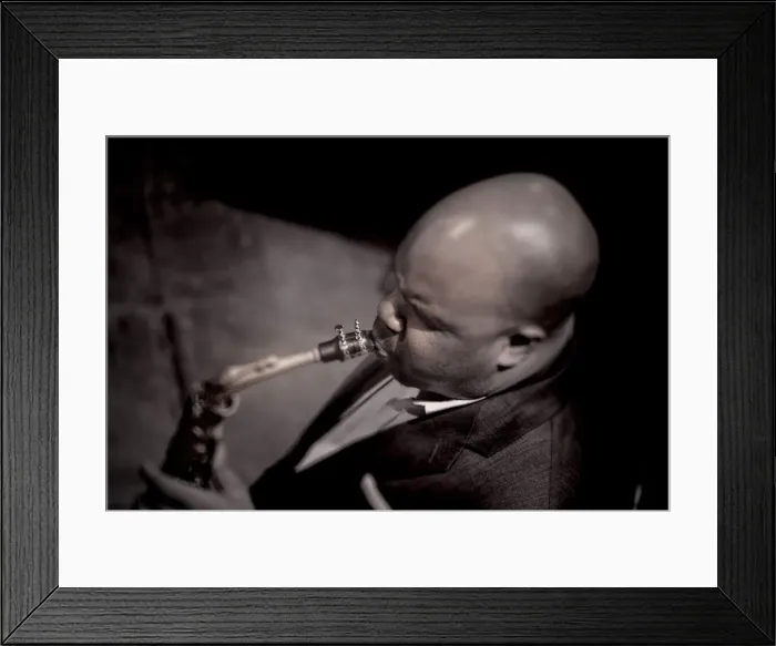 Framed Print : Billy Hart, 2015. Artist: Alan John Ainsworth Framed Print : Billy Hart, 2015. Artist: Alan John Ainsworth