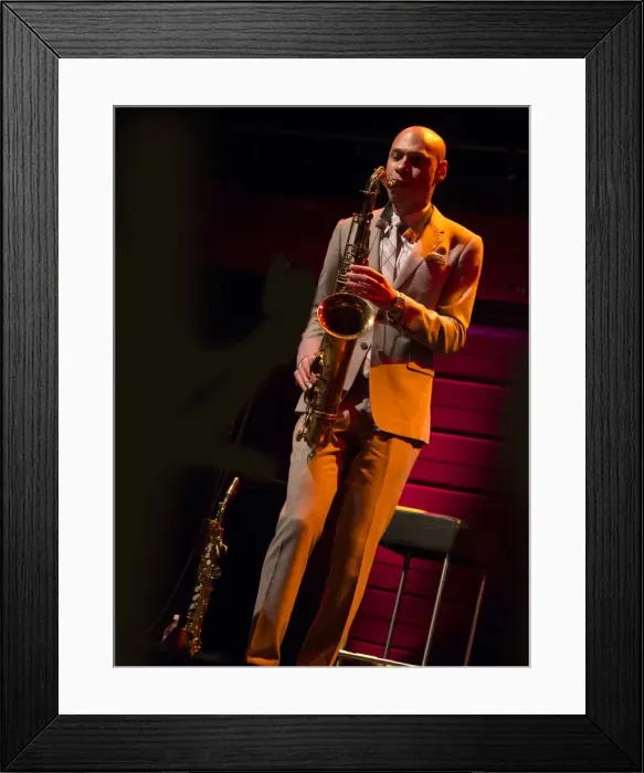 Framed Print : Branford Marsalis, 2015. Artist: Alan John Ainsworth Framed Print : Branford Marsalis, 2015. Artist: Alan John Ainsworth