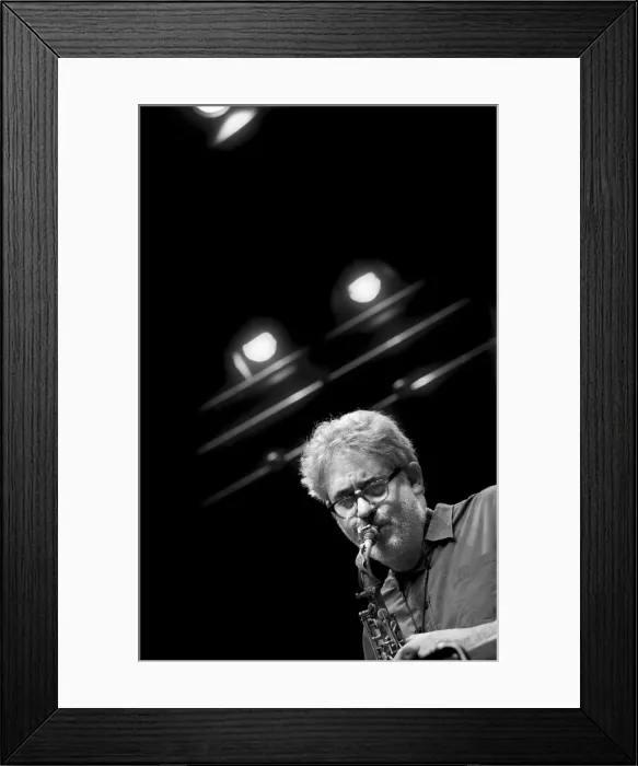 Framed Print : Tim Berne, 2016. Artist: Alan John Ainsworth Framed Print : Tim Berne, 2016. Artist: Alan John Ainsworth