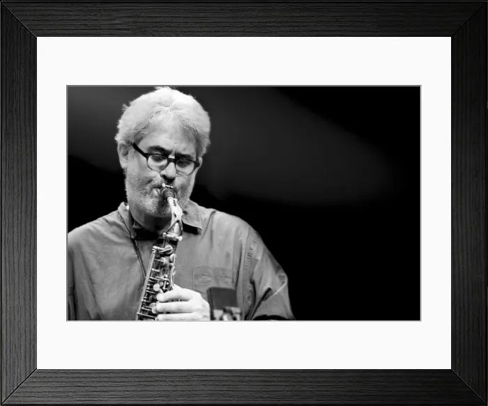 Framed Print : Tim Berne, 2016. Artist: Alan John Ainsworth Framed Print : Tim Berne, 2016. Artist: Alan John Ainsworth