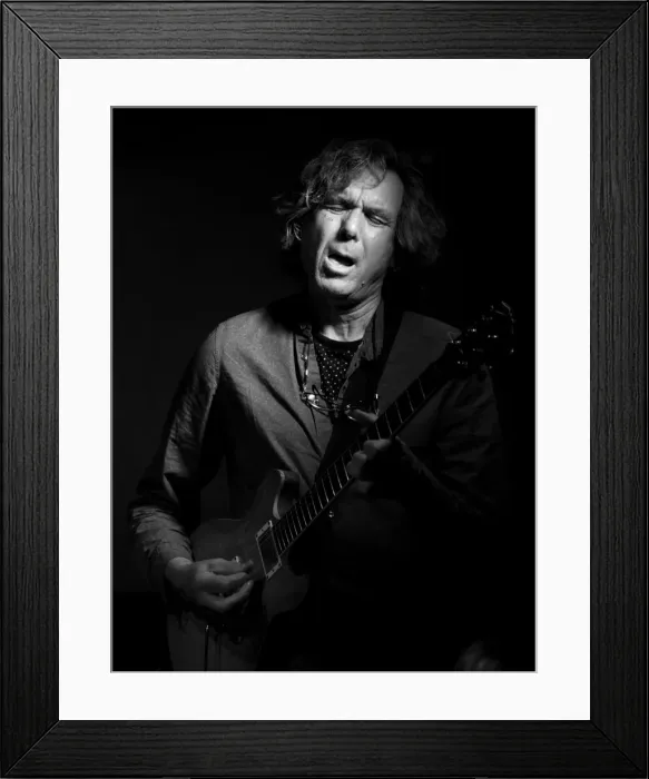 Framed Print : John Etheridge, 2016. Artist: Alan John Ainsworth