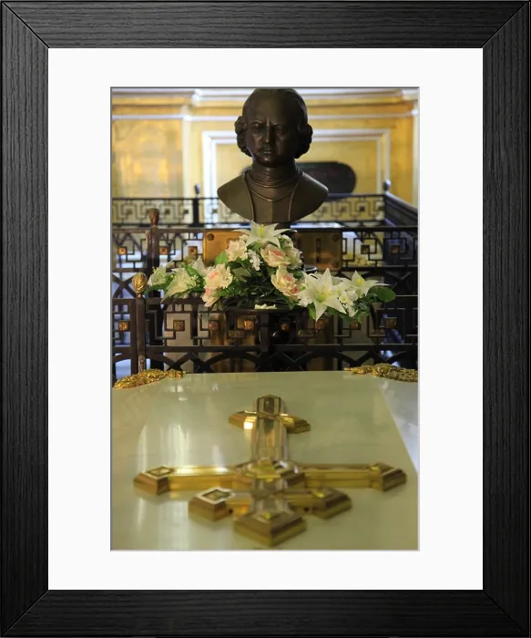 Framed Print : Tomb of Peter the Great, Peter and Paul Cathedral, St Petersburg, Russia, 2011. Artist: Sheldon Marshall Framed Print : Tomb of Peter the Great, Peter and Paul Cathedral, St Petersburg, Russia, 2011. Artist: Sheldon Marshall