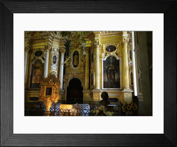 Framed Print : Interior, Peter and Paul Cathedral, St Petersburg, Russia, 2011. Artist: Sheldon Marshall Framed Print : Interior, Peter and Paul Cathedral, St Petersburg, Russia, 2011. Artist: Sheldon Marshall