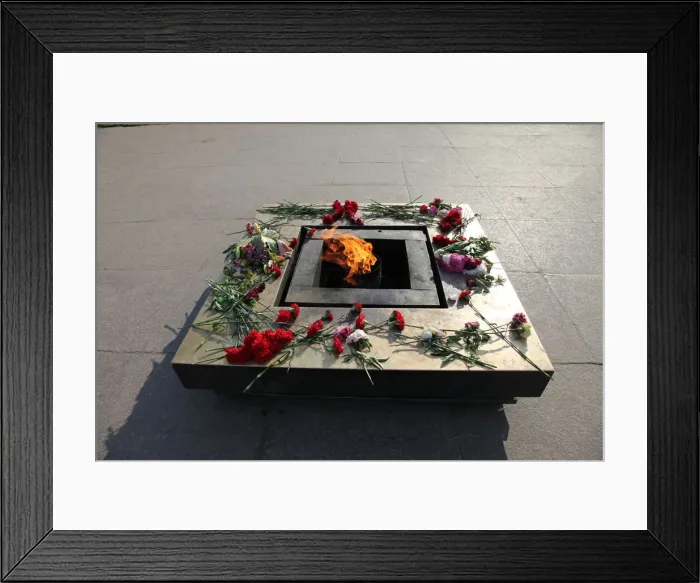 Framed Print : Eternal Flame in the Field of Mars, St Petersburg, Russia, 2011. Artist: Sheldon Marshall Framed Print : Eternal Flame in the Field of Mars, St Petersburg, Russia, 2011. Artist: Sheldon Marshall