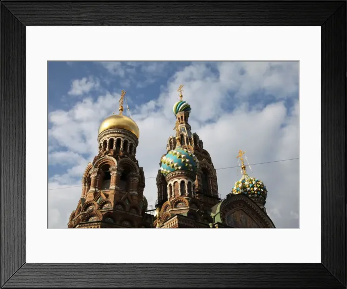 Framed Print : Domes of the Church of the Saviour on Blood, St Petersburg, Russia, 2011. Artist: Sheldon Marshall Framed Print : Domes of the Church of the Saviour on Blood, St Petersburg, Russia, 2011. Artist: Sheldon Marshall