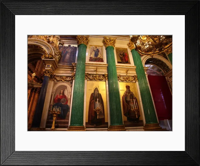 Framed Print : Iconostasis, St Isaacs Cathedral, St Petersburg, Russia, 2011. Artist: Sheldon Marshall Framed Print : Iconostasis, St Isaacs Cathedral, St Petersburg, Russia, 2011. Artist: Sheldon Marshall