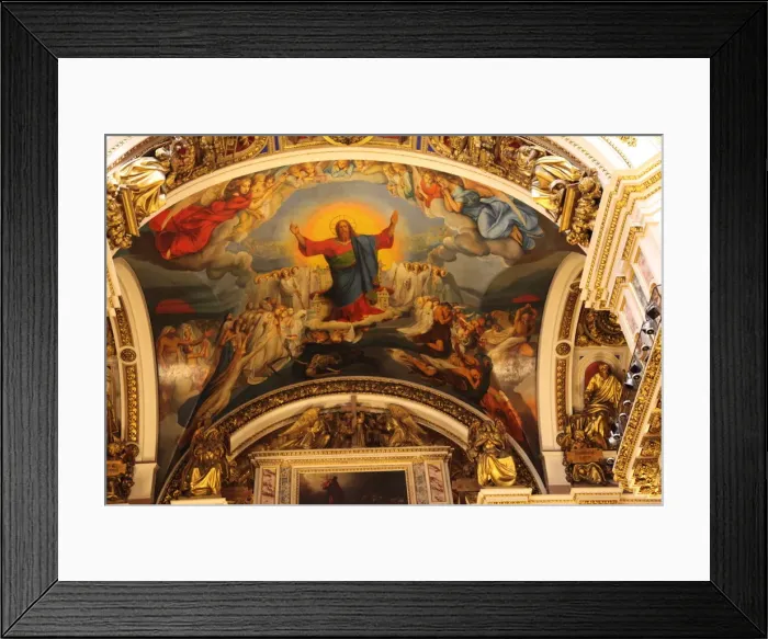 Framed Print : Ceiling, St Isaacs Cathedral, St Petersburg, Russia, 2011. Artist: Sheldon Marshall Framed Print : Ceiling, St Isaacs Cathedral, St Petersburg, Russia, 2011. Artist: Sheldon Marshall
