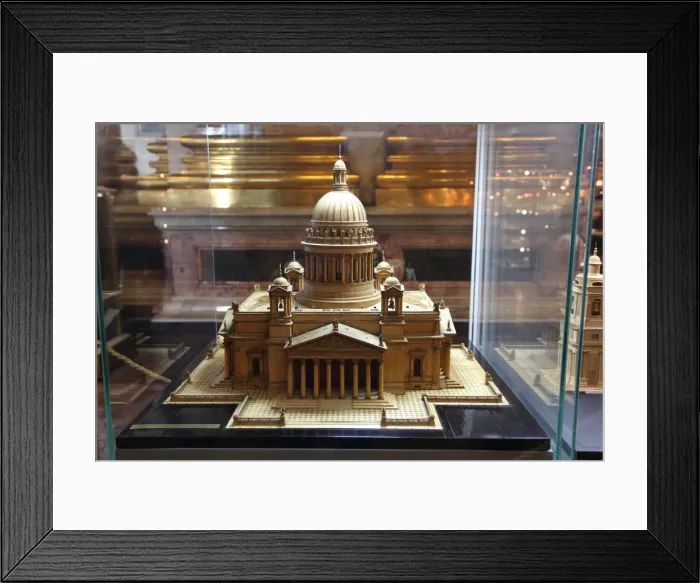 Framed Print : Model of St Isaacs Cathedral, St Petersburg, Russia, 2011. Artist: Sheldon Marshall Framed Print : Model of St Isaacs Cathedral, St Petersburg, Russia, 2011. Artist: Sheldon Marshall