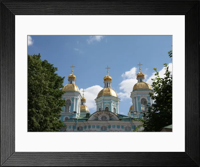 Framed Print : St Nicholas Naval Cathedral, St Petersburg, Russia, 2011. Artist: Sheldon Marshall Framed Print : St Nicholas Naval Cathedral, St Petersburg, Russia, 2011. Artist: Sheldon Marshall