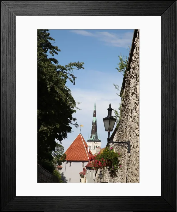 Framed Print : Pikk Jalg, Tallin, Estonia, 2011. Artist: Sheldon Marshall Framed Print : Pikk Jalg, Tallin, Estonia, 2011. Artist: Sheldon Marshall