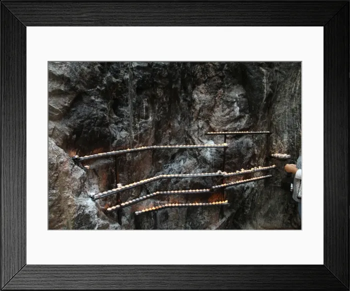 Framed Print : Candles in Temppeliaukio Church, Helsinki, Finland, 2011. Artist: Sheldon Marshall Framed Print : Candles in Temppeliaukio Church, Helsinki, Finland, 2011. Artist: Sheldon Marshall