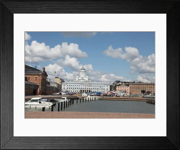 Framed Print : The Lutheran Cathedral seen from the South Harbour, Helsinki, Finland, 2011. Artist: Sheldon Marshall Framed Print : The Lutheran Cathedral seen from the South Harbour, Helsinki, Finland, 2011. Artist: Sheldon Marshall