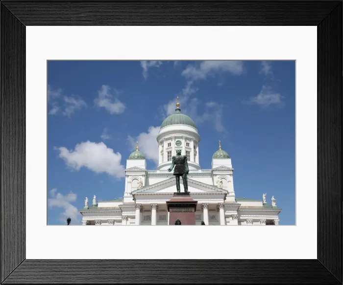 Framed Print : Lutheran Cathedral and the statue of Emperor Alexander II of Russia, Helsinki, Finland, 2011. Artist: Sheldon Marshall Framed Print : Lutheran Cathedral and the statue of Emperor Alexander II of Russia, Helsinki, Finland, 2011. Artist: Sheldon Marshall