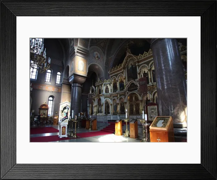 Framed Print : The iconostasis, Uspenski Cathedral, Helsinki, Finland, 2011. Artist: Sheldon Marshall Framed Print : The iconostasis, Uspenski Cathedral, Helsinki, Finland, 2011. Artist: Sheldon Marshall