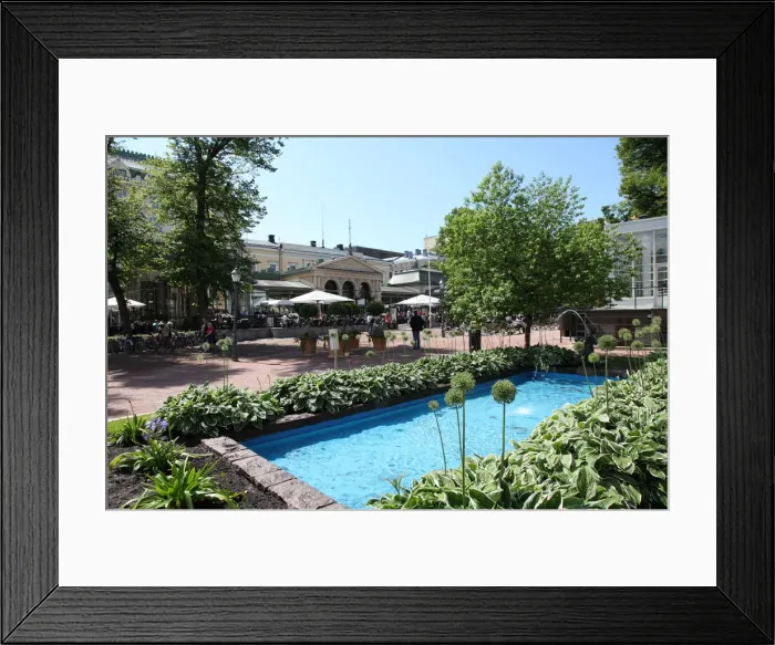 Framed Print : Pool, Esplanadi Park, Helsinki, Finland, 2011. Artist: Sheldon Marshall Framed Print : Pool, Esplanadi Park, Helsinki, Finland, 2011. Artist: Sheldon Marshall