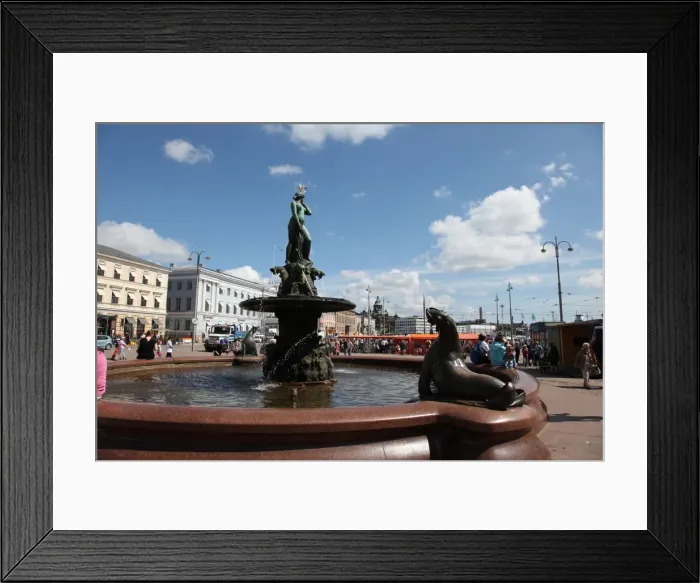 Framed Print : Havis Amanda Fountain, Helsinki, Finland, 2011. Artist: Sheldon Marshall Framed Print : Havis Amanda Fountain, Helsinki, Finland, 2011. Artist: Sheldon Marshall
