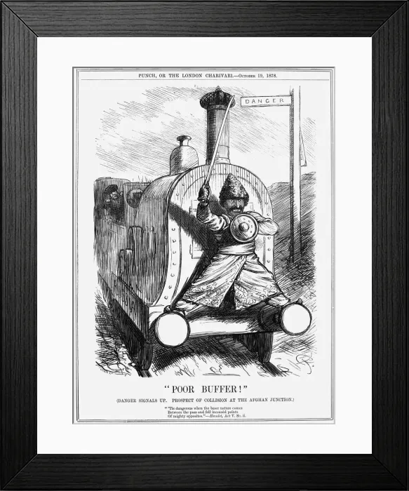 Framed Print : Poor Buffer, 1878. Artist: Joseph Swain