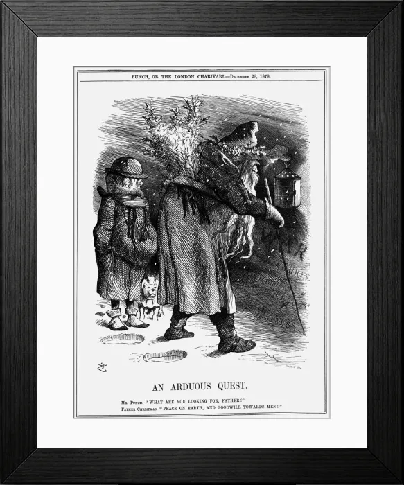 Framed Print : An Arduous Quest, 1878. Artist: Joseph Swain