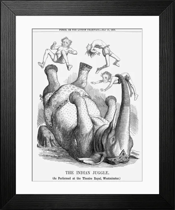 Framed Print : The Indian Juggle, 1858 Framed Print : The Indian Juggle, 1858