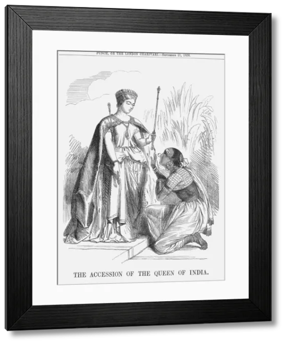 Framed Print : The Accession of the Queen of India, 1858 Framed Print : The Accession of the Queen of India, 1858