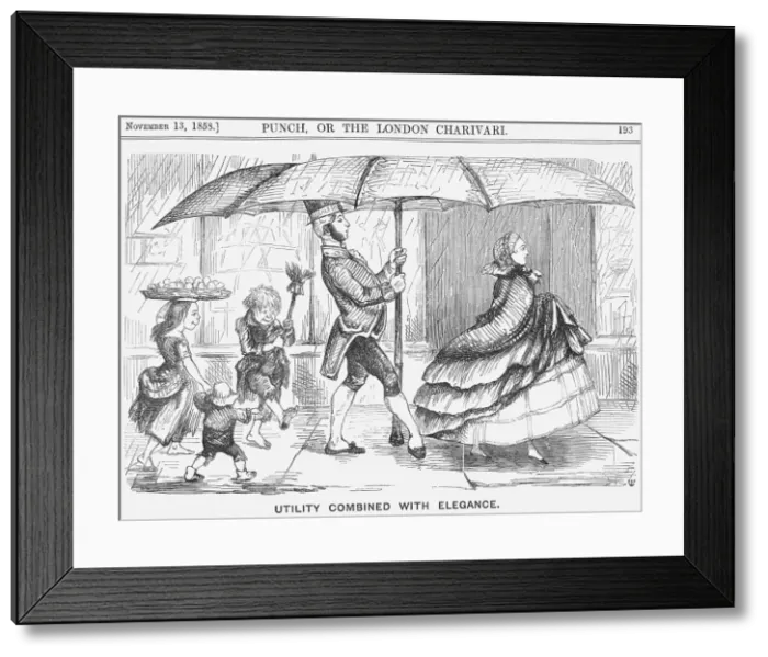 Framed Print : Utility Combined with Elegance, 1858. Artist: Captain HR Howard Framed Print : Utility Combined with Elegance, 1858. Artist: Captain HR Howard