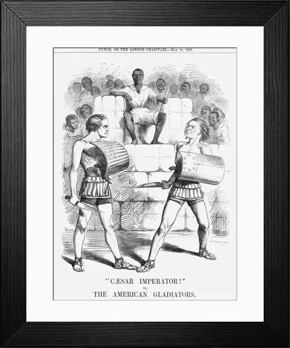 Framed Print : Caesar Imperator!, 1861 Framed Print : Caesar Imperator!, 1861