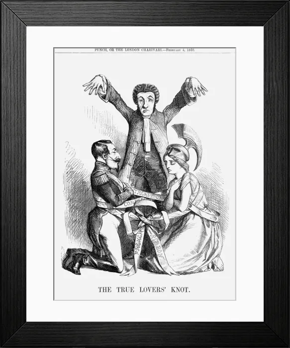 Framed Print : The True Lovers Knot, 1860 Framed Print : The True Lovers Knot, 1860
