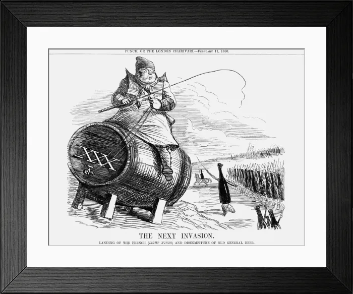Framed Print : The Next Invasion, 1860 Framed Print : The Next Invasion, 1860