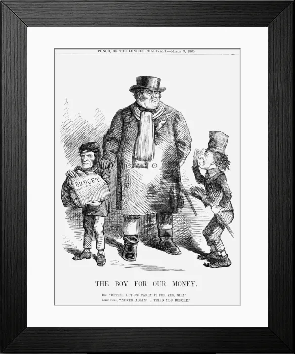 Framed Print : The Boy for our Money, 1860 Framed Print : The Boy for our Money, 1860
