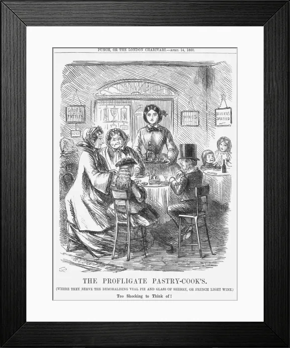 Framed Print : The Profligate Pastry-Cook s, 1860 Framed Print : The Profligate Pastry-Cook s, 1860