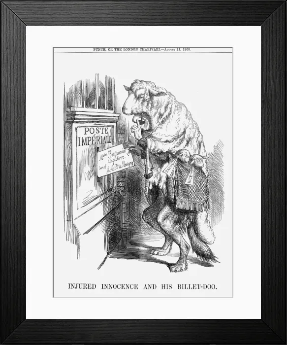 Framed Print : Injured Innocence and his Billet-Doo, 1860 Framed Print : Injured Innocence and his Billet-Doo, 1860