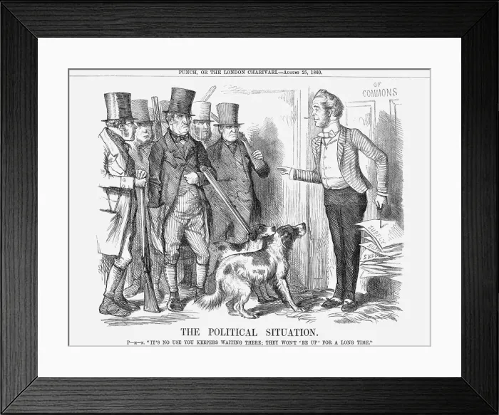 Framed Print : The Political Situation, 1860 Framed Print : The Political Situation, 1860