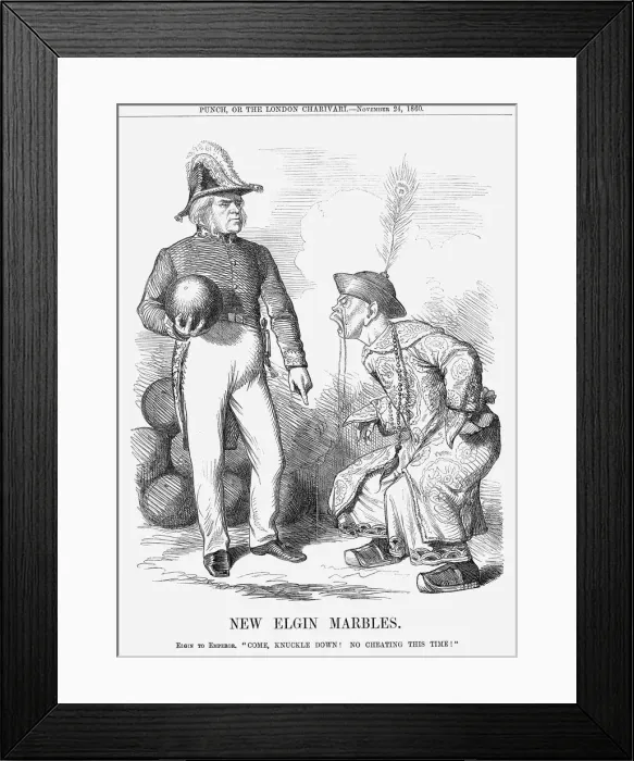 Framed Print : New Elgin Marbles, 1860 Framed Print : New Elgin Marbles, 1860