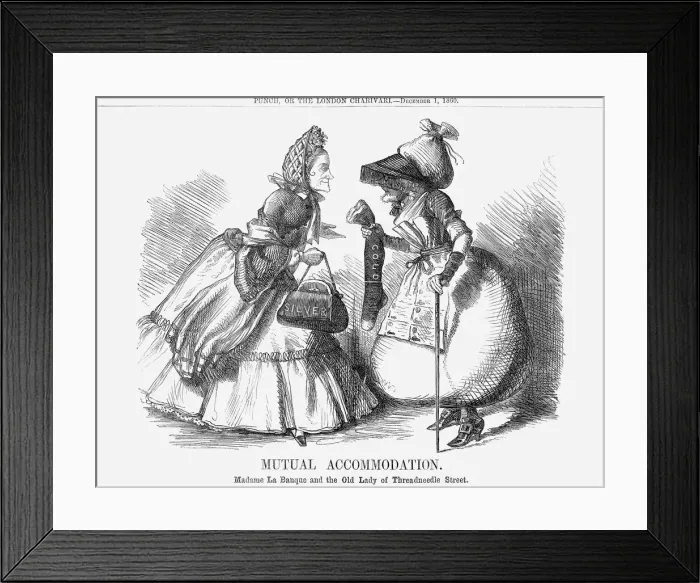 Framed Print : Mutual Accommodation, 1860 Framed Print : Mutual Accommodation, 1860