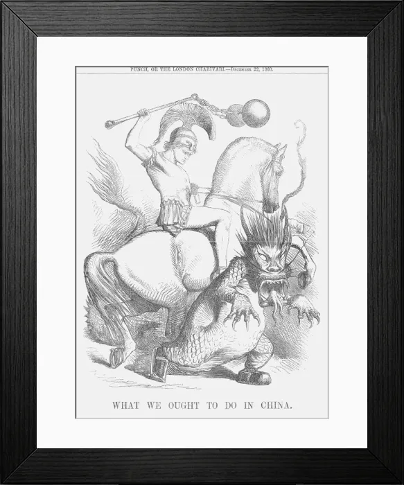 Framed Print : What we Ought to do in China, 1860 Framed Print : What we Ought to do in China, 1860