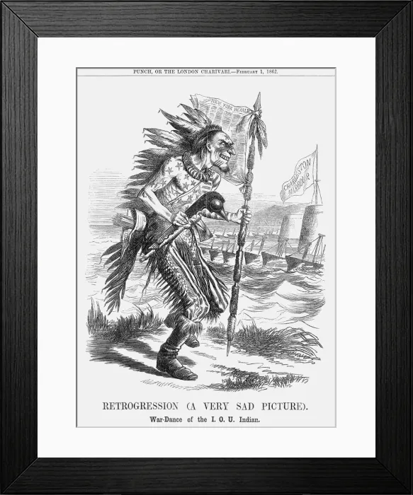Framed Print : Retrogression (A Very Sad Picture), 1862 Framed Print : Retrogression (A Very Sad Picture), 1862