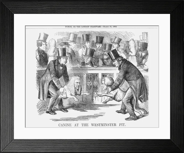 Framed Print : Canine at the Westminster Pit, 1862 Framed Print : Canine at the Westminster Pit, 1862