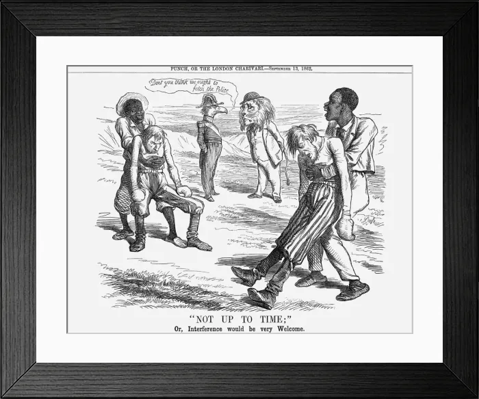 Framed Print : Not Up to Time, 1862 Framed Print : Not Up to Time, 1862