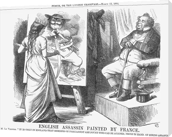 English Assassin Painted by France, 1864. Artist: John Tenniel