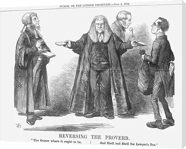 Reversing the Proverb, 1864. Artist: John Tenniel