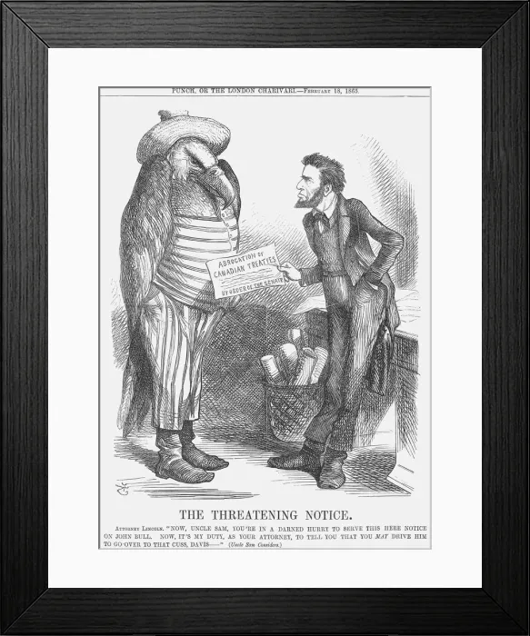 Framed Print : The Threatening Note, 1865. Artist: John Tenniel Framed Print : The Threatening Note, 1865. Artist: John Tenniel