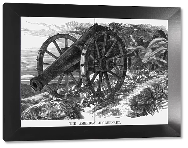 The American Juggernaut, 1864. Artist: John Tenniel
